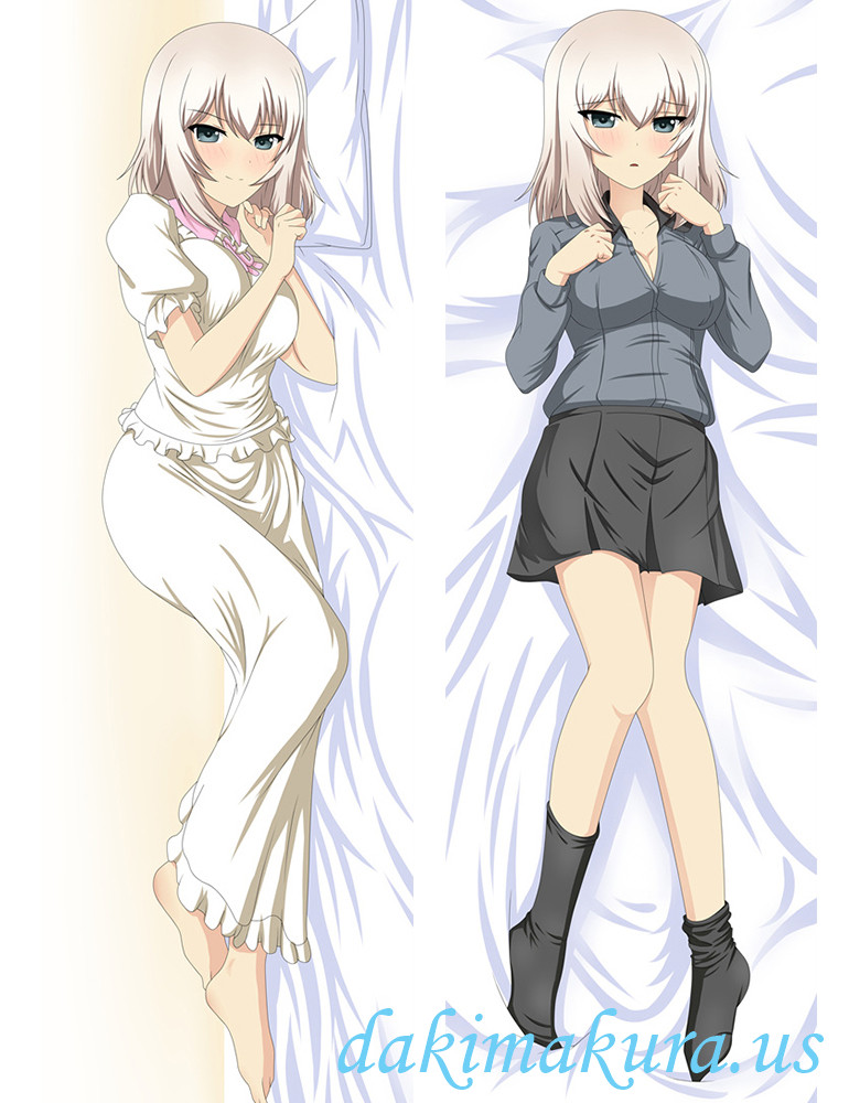 Erika Itsumi - Girls und Panzer Anime Dakimakura Japanese Hugging Body Pillow Cover